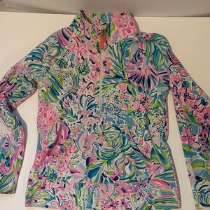 Lilly Pulitzer Pink and Blue Floral Top